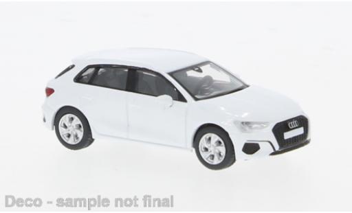 Audi A3 1/87 PCX87 (8Y) weiss 2022 1:87 modellino in miniatura