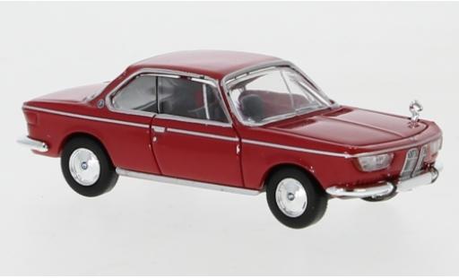 Bmw 2000 1/87 PCX87 CS rosso 1965 modellino in miniatura