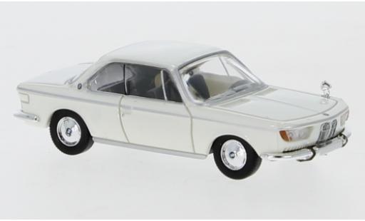 Bmw 2000 1/87 PCX87 CS bianco 1965 modellino in miniatura
