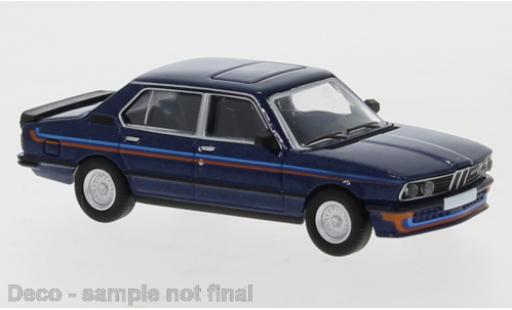 Bmw M535 1/87 PCX87 i (E12) metallico blu 1980 modellino in miniatura