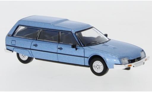 Citroen CX 1/87 PCX87 Break metallico blu 1976 modellino in miniatura