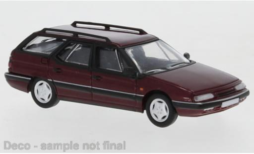 Citroen XM 1/87 PCX87 Break metallico rosso 1991 exclusive avec Model Car World modellino in miniatura