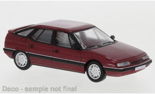 Citroen XM 1/87 PCX87 metallico rosso 1989 modellino in miniatura