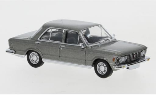 Fiat 130 1/87 PCX87 metallico grigio 1969 modellino in miniatura