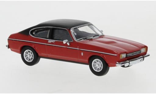 Ford Capri 1/87 PCX87 MK II rosso/matt-nero 1974 modellino in miniatura