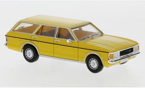 Ford Granada 1/87 PCX87 MK I Turnier giallo 1974 modellino in miniatura