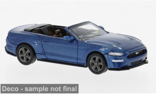 Ford Mustang 1/87 PCX87 VI Cabriolet blau 2020 1:87 modellino in miniatura