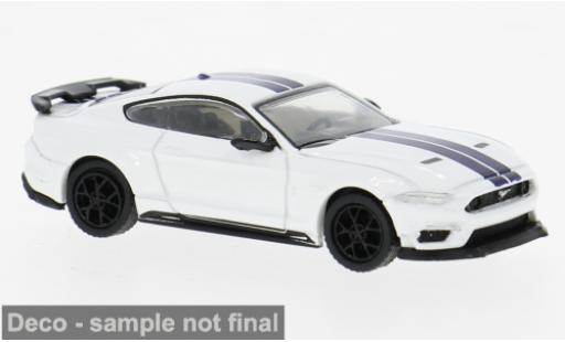 Ford Mustang 1/87 PCX87 VI Mach I weiss/blau 2020 1:87 modellino in miniatura
