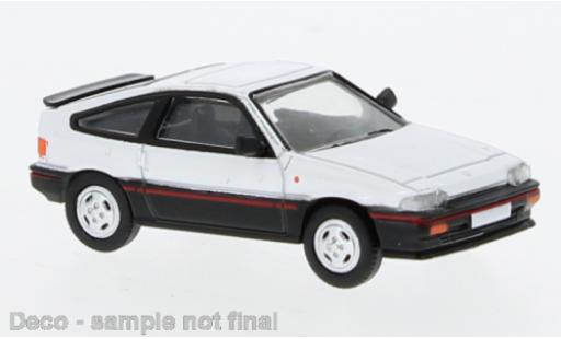 Honda CRX 1/87 PCX87 weiss/matt-schwarz 1983 1:87 modellino in miniatura
