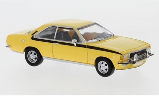 Opel Commodore 1/87 PCX87 B Coupe giallo 1972 modellino in miniatura