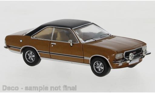 Opel Commodore 1/87 PCX87 B Coupe metallico marroneee/matt-nero 1972 modellino in miniatura
