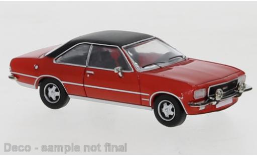 Opel Commodore 1/87 PCX87 B Coupe rosso/matt-nero 1972 modellino in miniatura