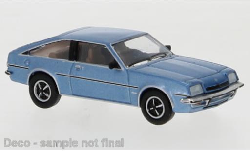 Opel Manta 1/87 PCX87 B CC metallico blu 1978 modellino in miniatura