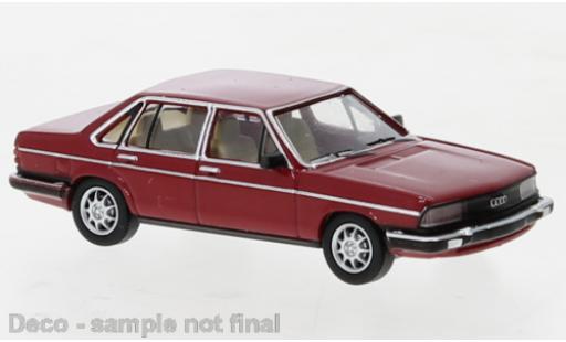 Audi 100 1/87 PCX87 (C2) rosso foncé 1979 modellino in miniatura