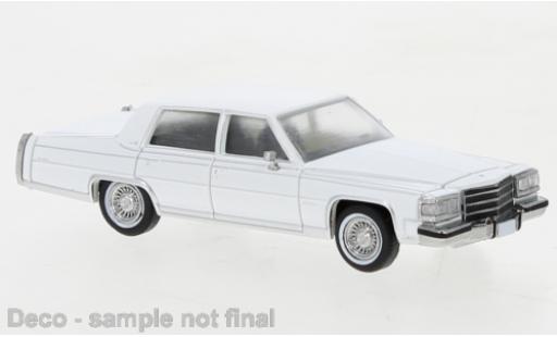 Cadillac Fleetwood 1/87 PCX87 Brougham bianco 1982 modellino in miniatura