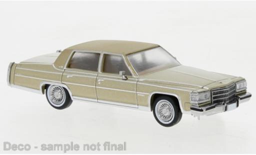 Cadillac Fleetwood 1/87 PCX87 Brougham metallise beige 1982 modellino in miniatura