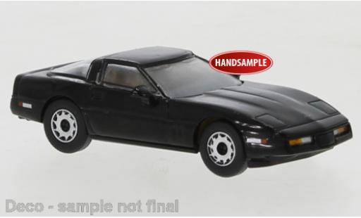 Chevrolet Corvette 1/87 PCX87 C4 nero 1984 modellino in miniatura