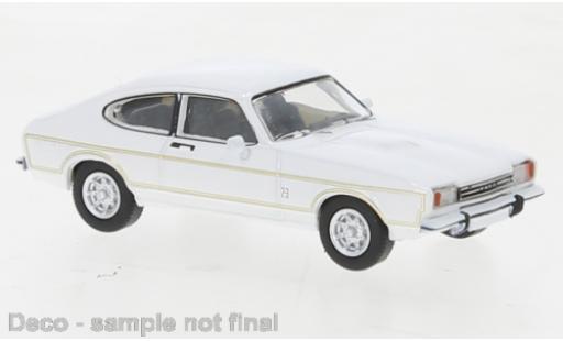 Ford Capri 1/87 PCX87 MK II bianco/Décorer 1974 modellino in miniatura