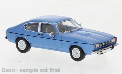Ford Capri 1/87 PCX87 MK II metallise blu 1974 modellino in miniatura