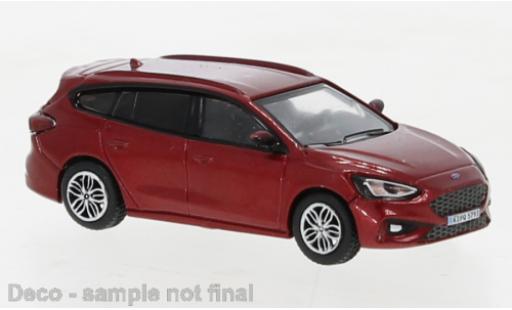 Ford Focus 1/87 PCX87 Turnier ST-Line metallise rosso 2020 modellino in miniatura