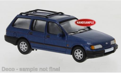 Ford Sierra 1/87 PCX87 Turnier metallise blu foncé 1987 modellino in miniatura