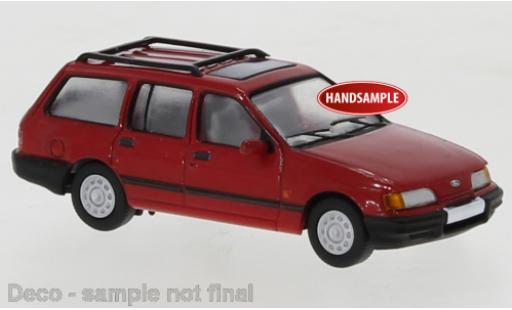 Ford Sierra 1/87 PCX87 Turnier rosso 1987 modellino in miniatura