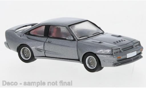 Opel Manta 1/87 PCX87 B Mattig metallise grigio 1991 modellino in miniatura