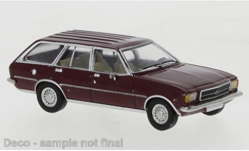 Opel Rekord 1/87 PCX87 D Caravan rosso 1972 modellino in miniatura