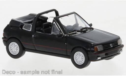 Peugeot 205 1/87 PCX87 cabriolet nero 1986 modellino in miniatura