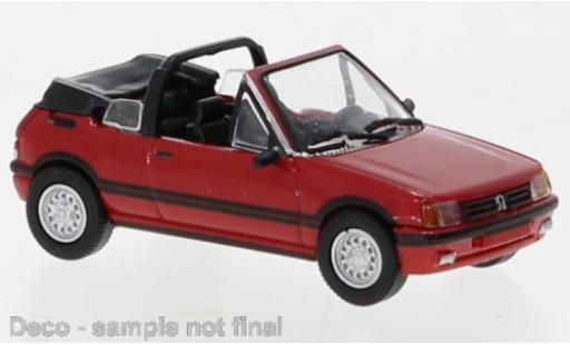 Peugeot 205 1/87 PCX87 cabriolet rosso 1986 modellino in miniatura