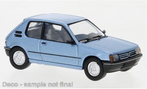 Peugeot 205 1/87 PCX87 metallise blu clair 1984 modellino in miniatura