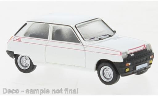 Renault 5 1/87 PCX87 Alpine bianco 1980 modellino in miniatura