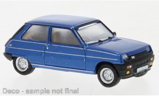 Renault 5 1/87 PCX87 Alpine metallise blu 1980 modellino in miniatura