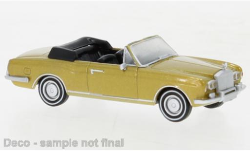 Rolls Royce Corniche 1/87 PCX87 doré 1971 modellino in miniatura