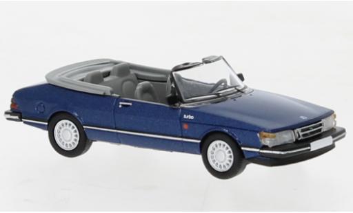 Saab 900 1/87 PCX87 cabriolet metallise blu foncé 1986 modellino in miniatura