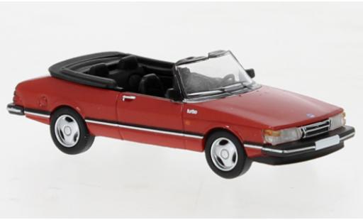Saab 900 1/87 PCX87 cabriolet rosso 1986 modellino in miniatura