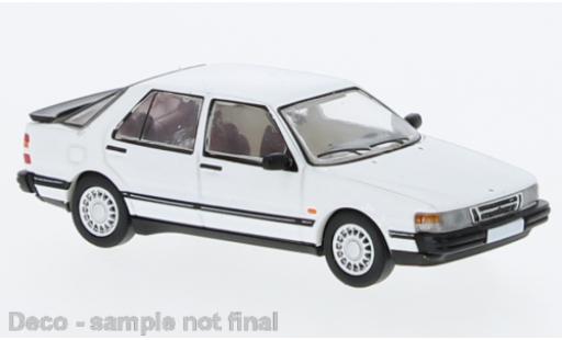 Saab 9000 1/87 PCX87 CC bianco 1985 modellino in miniatura