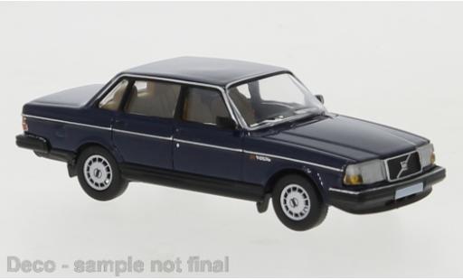 Volvo 240 1/87 PCX87 blu foncé 1989 modellino in miniatura