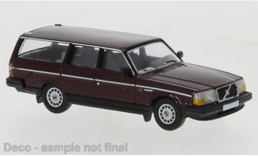 Volvo 240 1/87 PCX87 GL Kombi metallise rosso 1989 modellino in miniatura