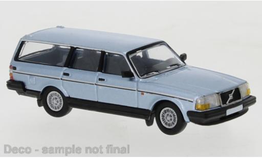 Volvo 240 1/87 PCX87 GL Kombi metallise blu 1989 modellino in miniatura