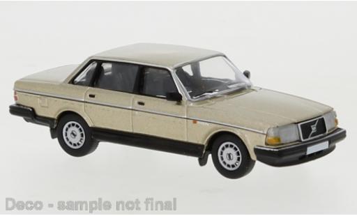 Volvo 240 1/87 PCX87 metallise beige 1989 modellino in miniatura