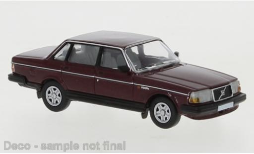 Volvo 240 1/87 PCX87 metallise rosso foncé 1989 modellino in miniatura