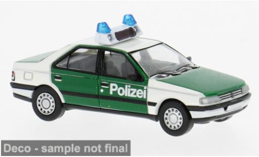 Peugeot 405 1/87 PCX87 1987 Polizei Saarland 1:87 modellino in miniatura