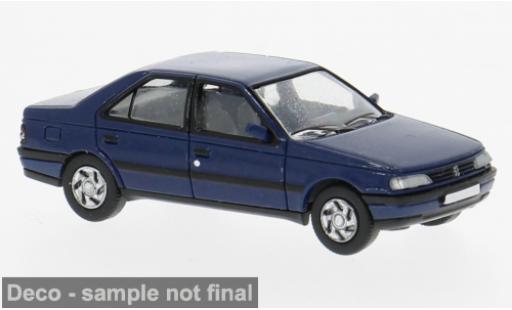 Peugeot 405 1/87 PCX87 blau 1987 1:87 modellino in miniatura