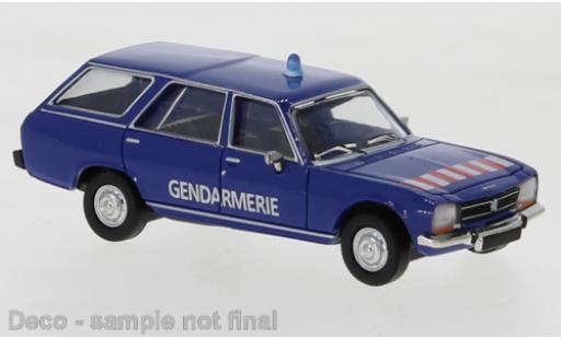 Peugeot 504 1/87 PCX87 Break blu Gendarmerie (F) 1978 modellino in miniatura