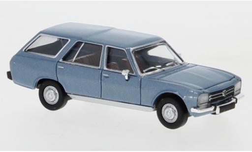 Peugeot 504 1/87 PCX87 Break metallico blu 1978 modellino in miniatura