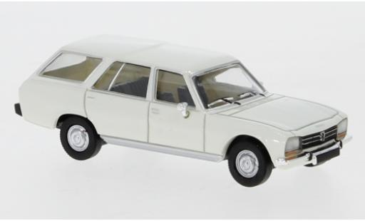Peugeot 504 1/87 PCX87 Break bianco 1978 modellino in miniatura