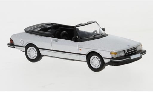 Saab 900 1/87 PCX87 Cabriolet grigio 1986 modellino in miniatura