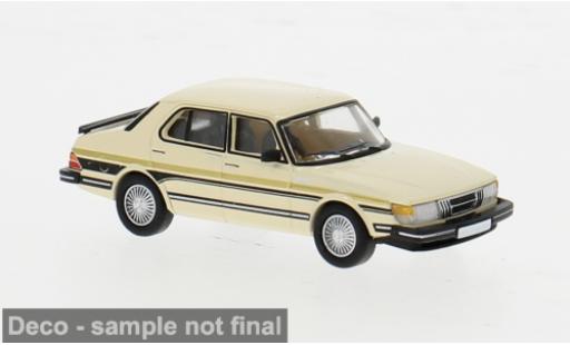 Saab 900 1/87 PCX87 Limousine beige/Dekor 1981 1:87 modellino in miniatura