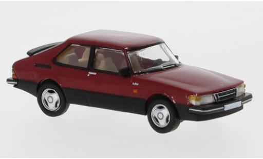 Saab 900 1/87 PCX87 Turbo rosso 1986 modellino in miniatura